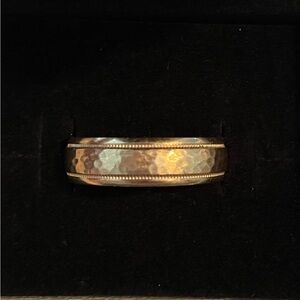 Men’s Yellow Gold 10k wedding band 6.2 grams